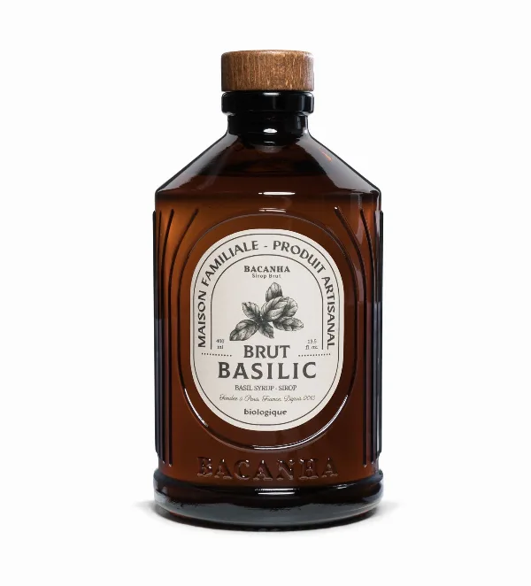 Bacanha - Raw Basil Syrup - Organic - 400ml