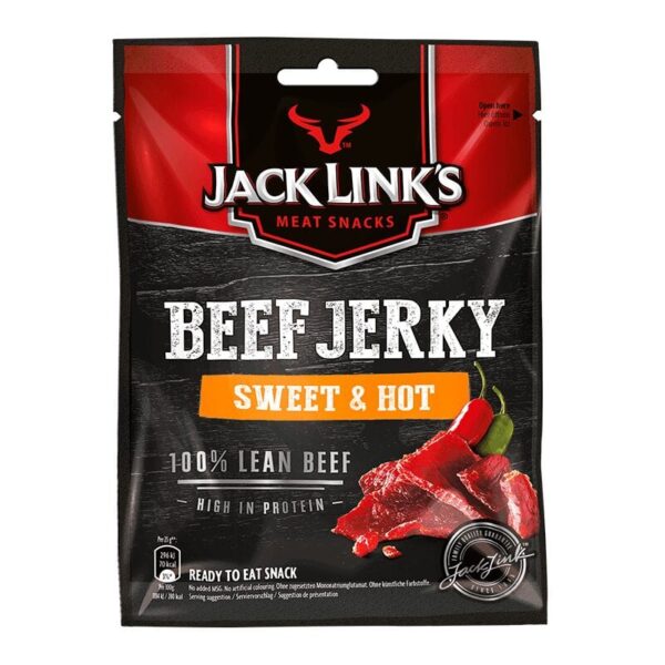 Beef jerky 75g sweet and hot