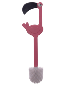 Flamingoformet toalettbørste