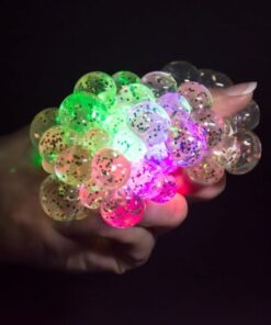 Glow squishy ball