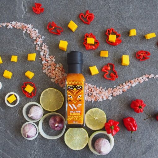 Mango habañero hot sauce