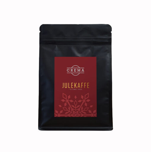 Filtermalt julekaffe fra crema med mild honning og mørk sjokolade smak
