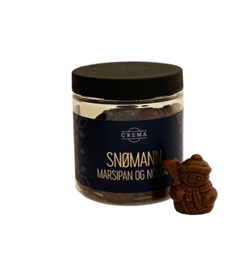 Snømann - marsipan & nougat