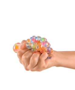 Morsom squishy stressball i hånd
