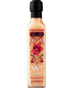 Chili-mayo på glassflaske fra wild fire foods