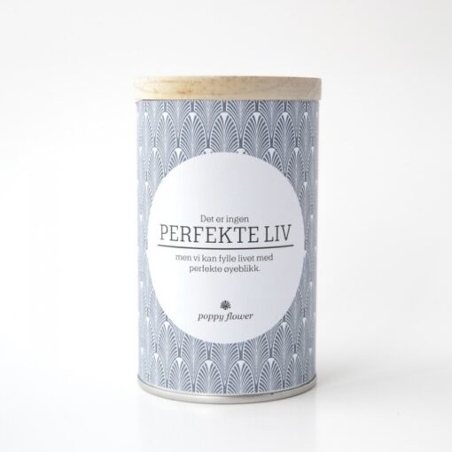 Perfekte liv duftlys fra lea poppy flower tall