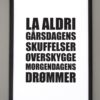 Innrammet, motiverende quote
