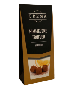 crema pose med himmelske trøfler med smak av appelsin