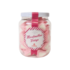 Medium godterikrukke med hjerteformet/vintage marshmallows
